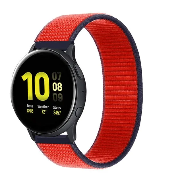 Nylon Sports Loop Watch Straps Compatible with the Garmin Venu SQ