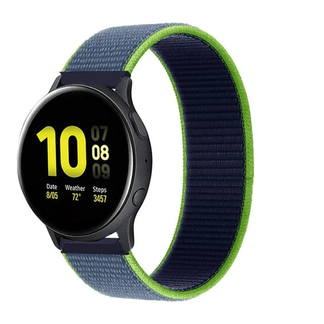 Nylon Sports Loop Watch Straps Compatible with the Xiaomi Amazfit T-Rex & T-Rex Pro