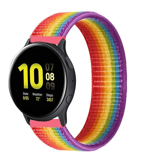 Nylon Sports Loop Watch Straps Compatible with the Xiaomi Amazfit T-Rex & T-Rex Pro