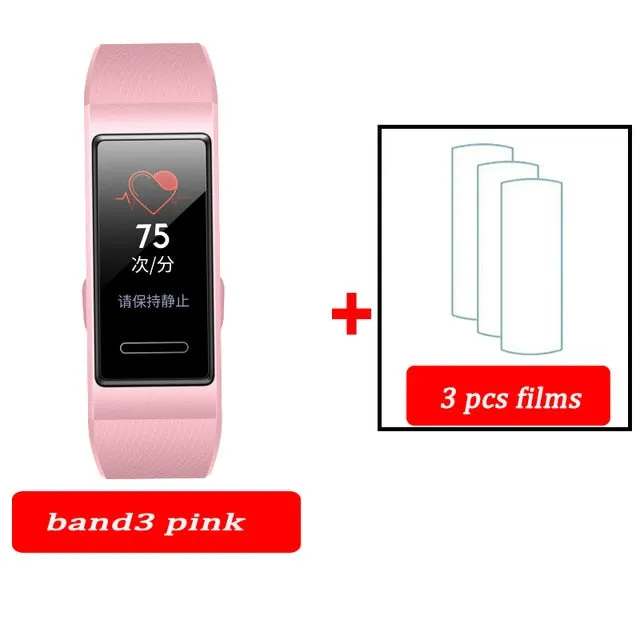 Original Huawei Band 3 pro Smart Bracelet band 3 GPS Waterproof Color touch screen Heart Rate Sleep Snap Smart Wristband