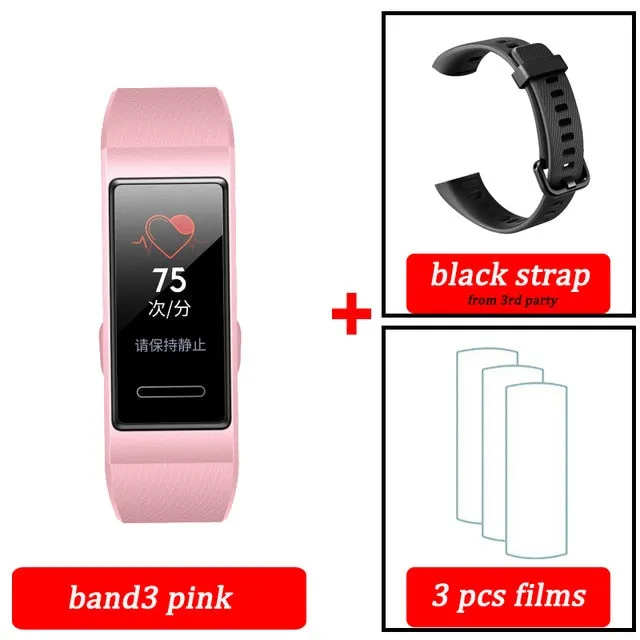 Original Huawei Band 3 pro Smart Bracelet band 3 GPS Waterproof Color touch screen Heart Rate Sleep Snap Smart Wristband