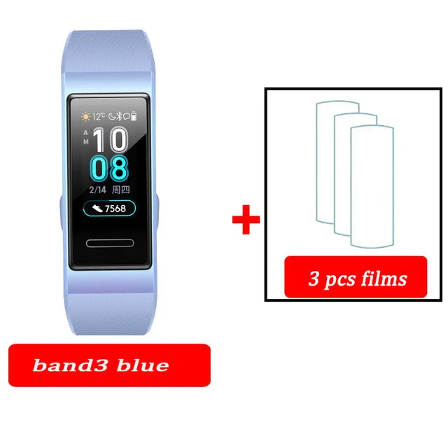 Original Huawei Band 3 pro Smart Bracelet band 3 GPS Waterproof Color touch screen Heart Rate Sleep Snap Smart Wristband