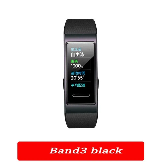 Original Huawei Band 3 pro Smart Bracelet band 3 GPS Waterproof Color touch screen Heart Rate Sleep Snap Smart Wristband