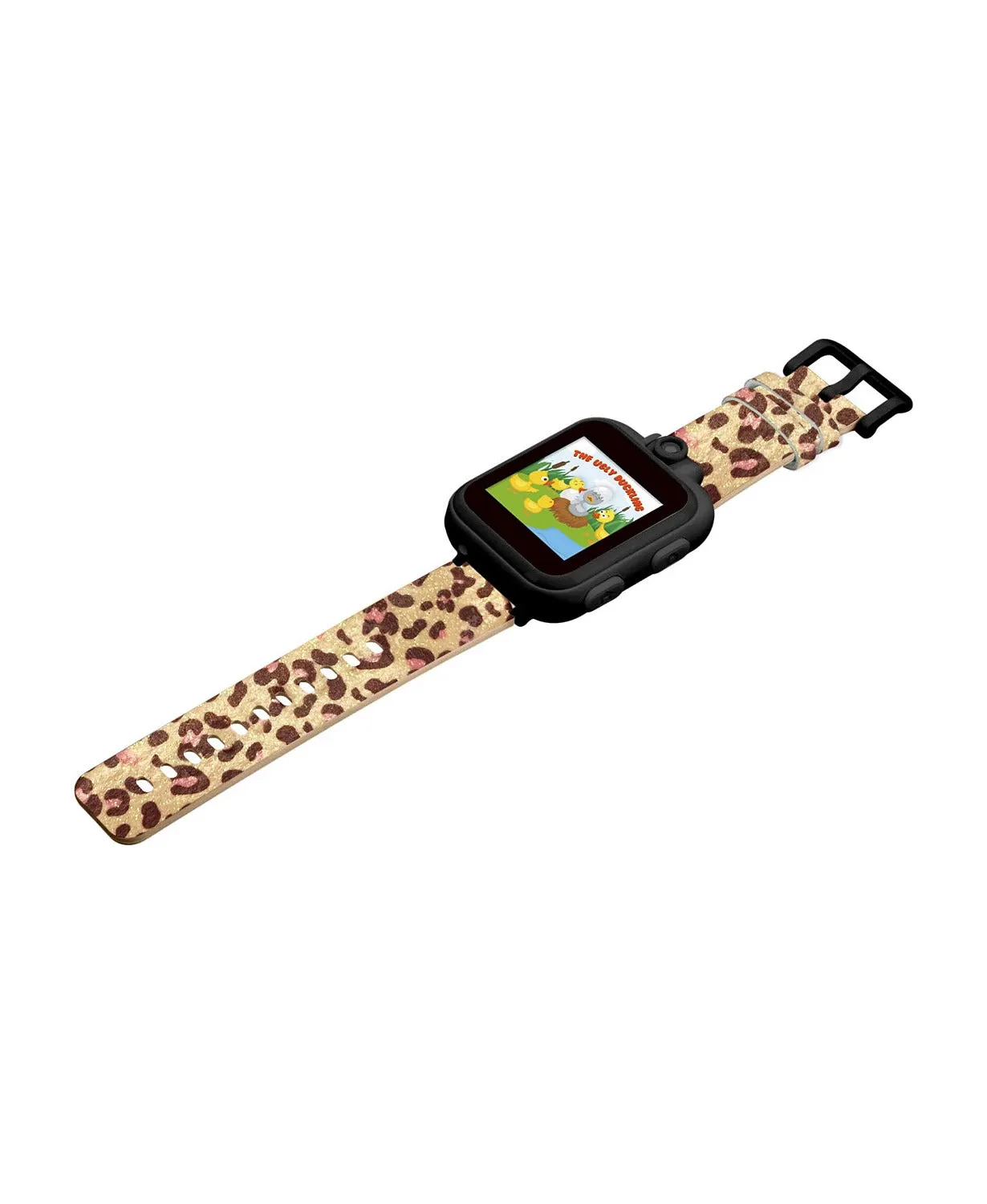 PlayZoom 2 Kids Smartwatch & Earbuds Set: Leopard Print