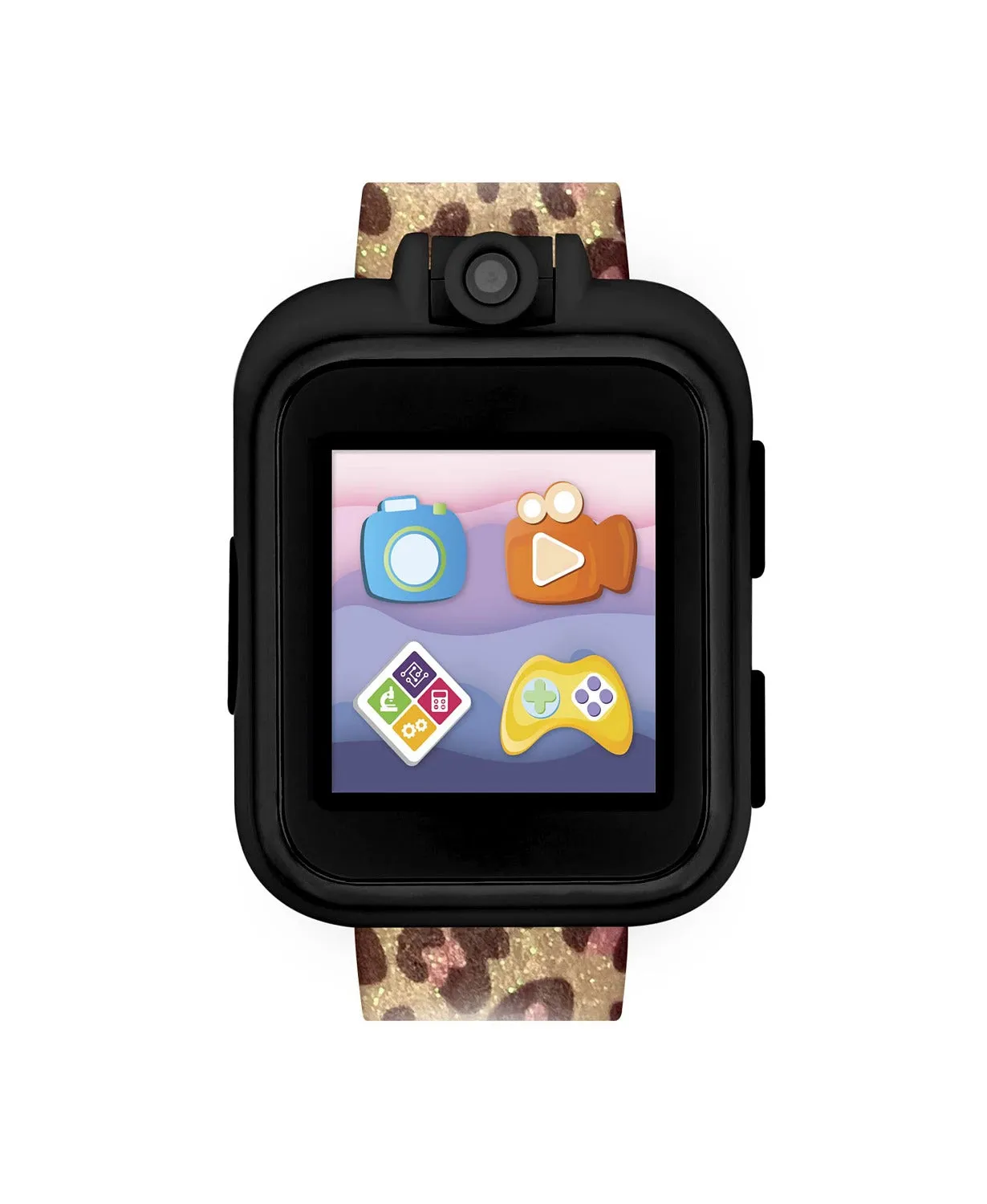 PlayZoom 2 Kids Smartwatch & Earbuds Set: Leopard Print