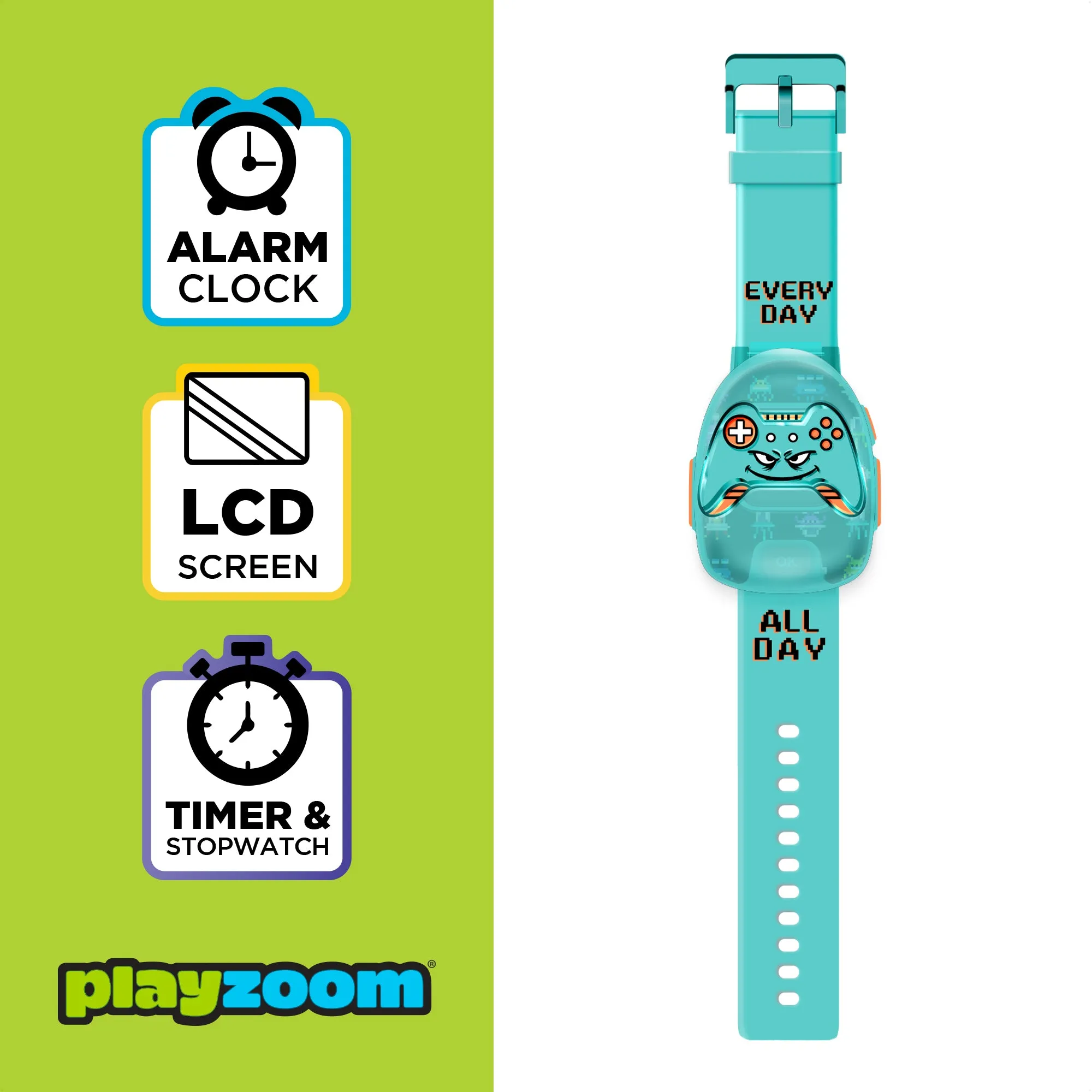 PlayZoom Gamer Smartwatch: Light Blue