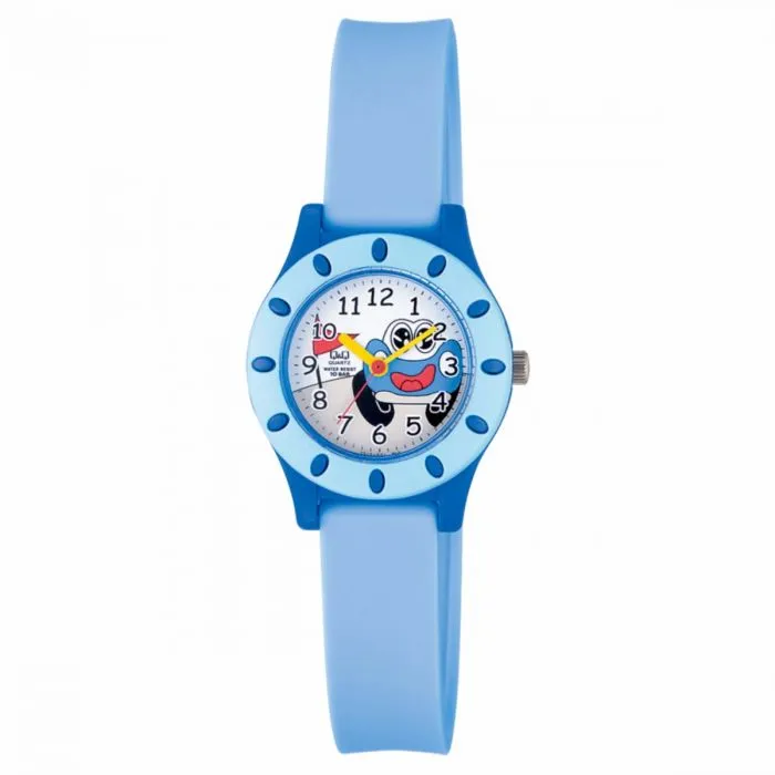 Q & Q Boys Blue Watch With Racing Car