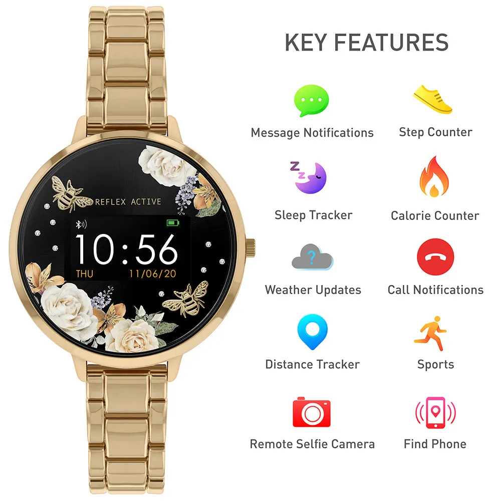 Reflex Active RA03-4008 Series 3 Floral Dial Smartwatch