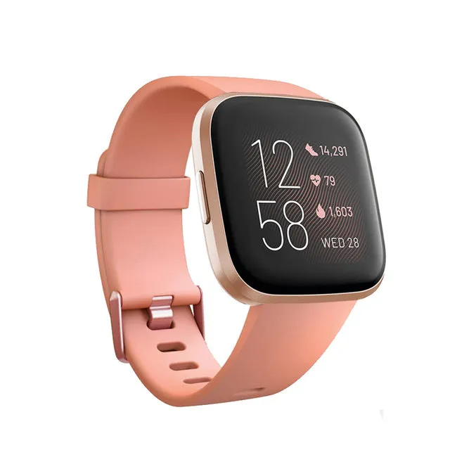 Replacement Band For Original Fitbit Versa/Versa 2 Soft Silicone Waterproof Wrist Accessories Watch Strap For Fitbit Versa 2