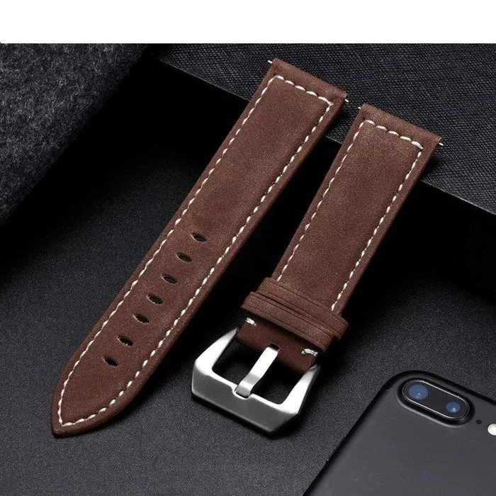 Retro Leather Straps Compatible with the Pixbee Kids 4g Video Smart Watch