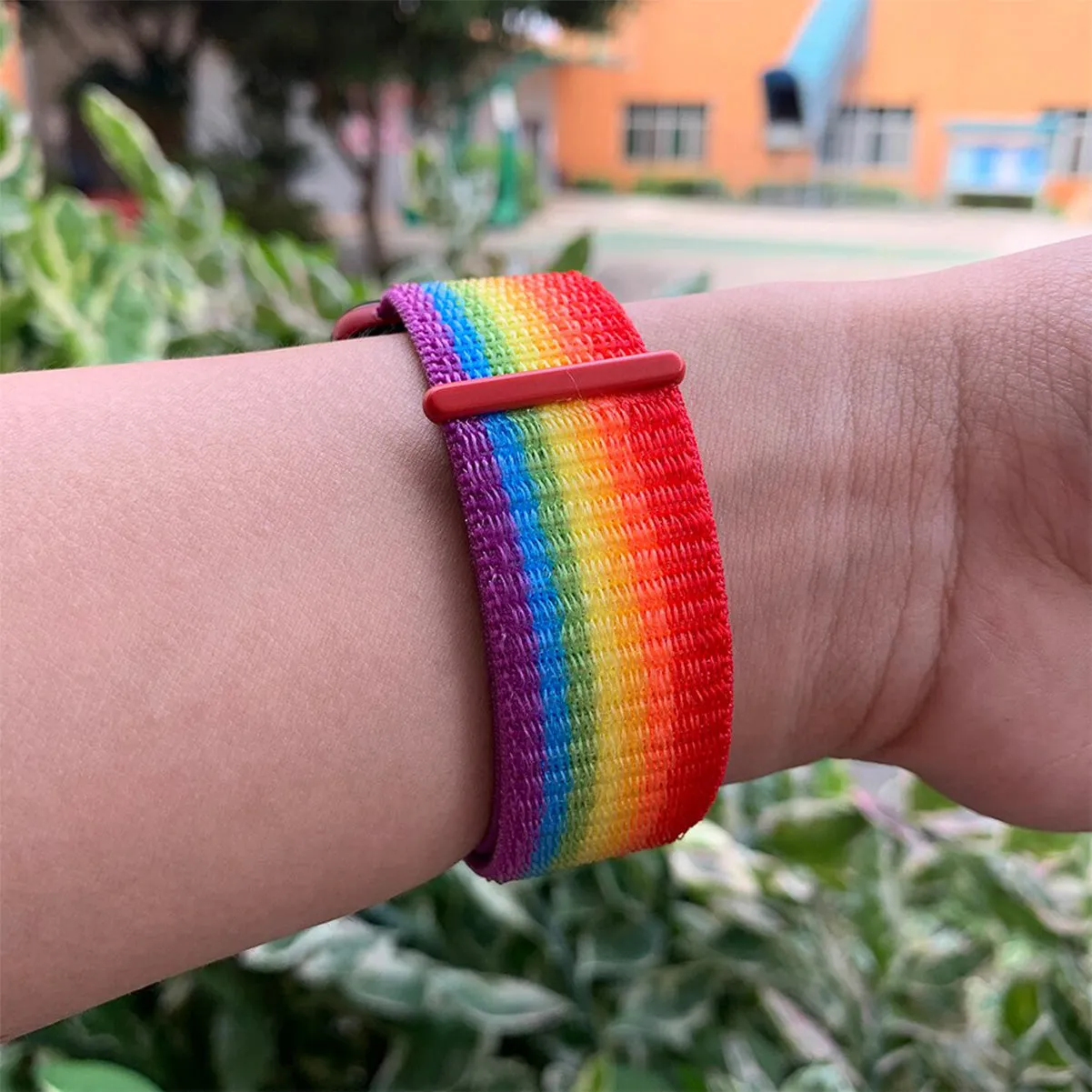 Shop Oppo Watch Band Strap 41mm -Rainbow