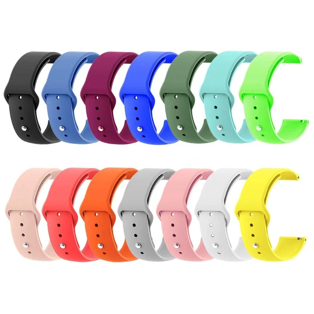 Silicone Button Style Watch Straps Compatible with Pixbee Kids 4g Video Smart Watch