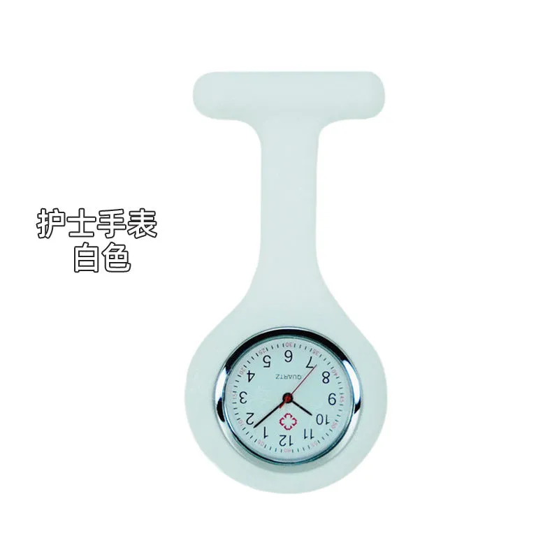 Silicone Nurse Watch Pin Pocket Watch Student Pocket Watch Logo Gift Watch