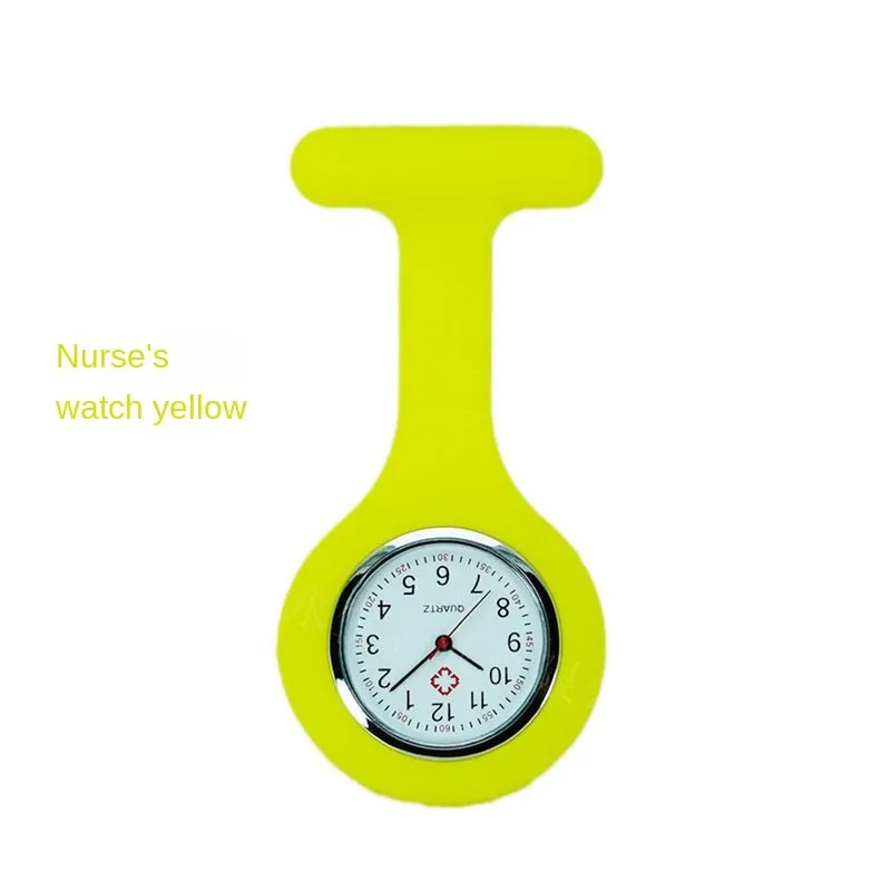 Silicone Nurse Watch Pin Pocket Watch Student Pocket Watch Logo Gift Watch