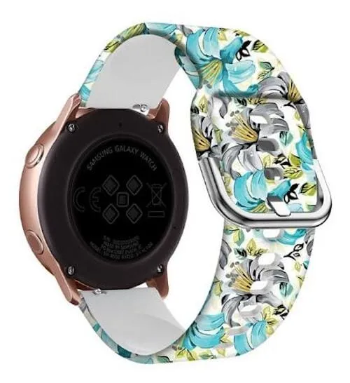 Silicone Pattern Watch Straps compatible with the Xiaomi Redmi Watch 3 Active, Lite & Youth