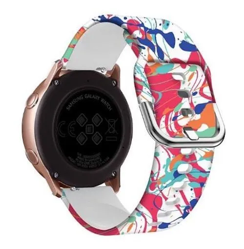 Silicone Pattern Watch Straps compatible with the Xiaomi Redmi Watch 3 Active, Lite & Youth