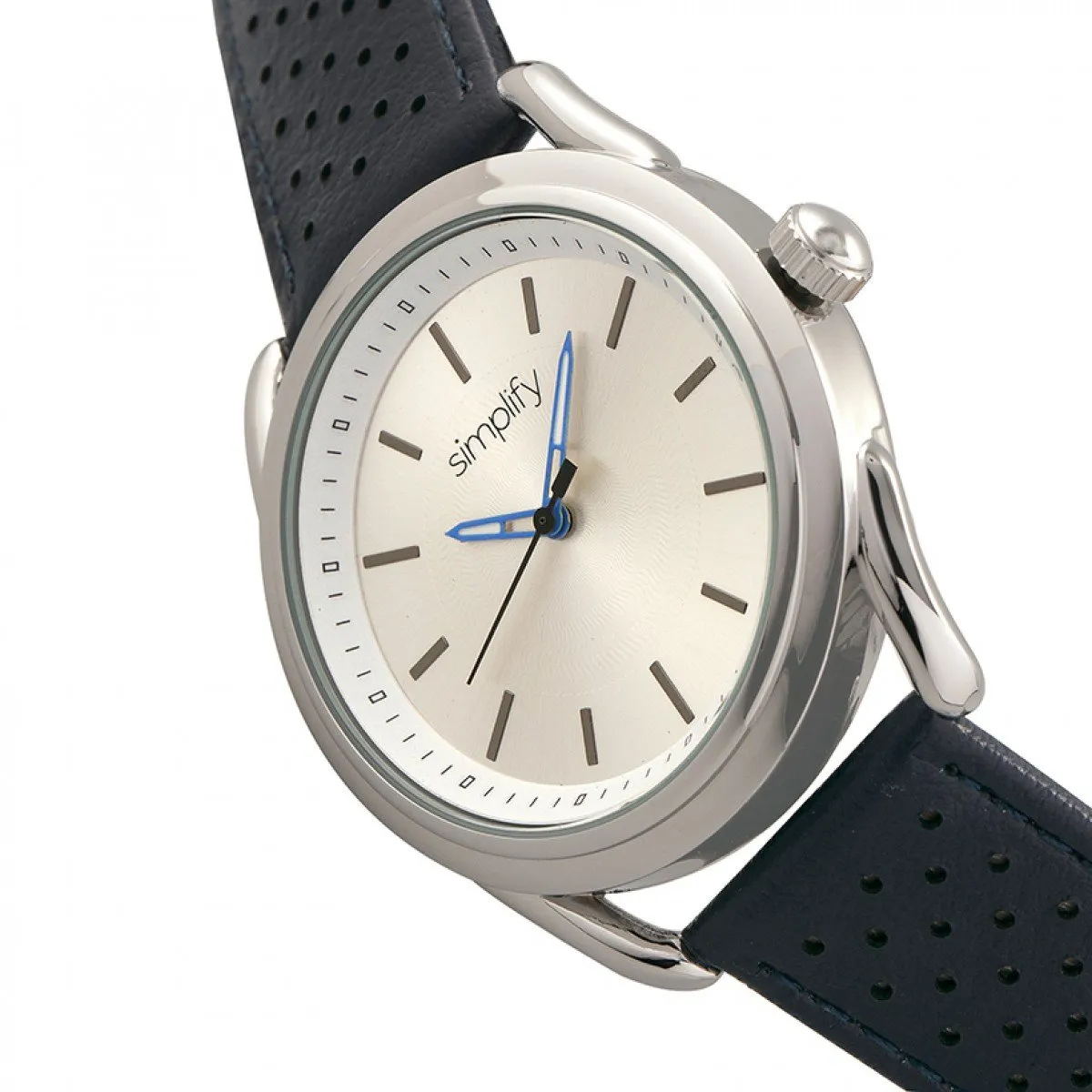 Simplify The 5900 Leather-Band Watch