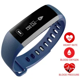 Smart Bracelet Band Heart Rate Sleep Monitor Blood Pressure Oximeter Sport Bracelet Calorie Watch iPhone Android