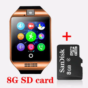 Smart Watch Q18 with Touch Screen Camera support SIM TF Card Bluetooth Android IOS iPhone