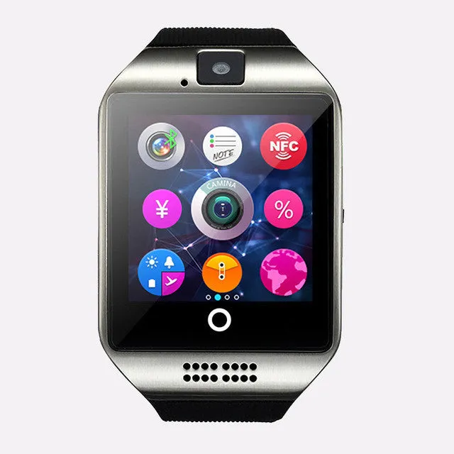 Smart Watch Q18 with Touch Screen Camera support SIM TF Card Bluetooth Android IOS iPhone