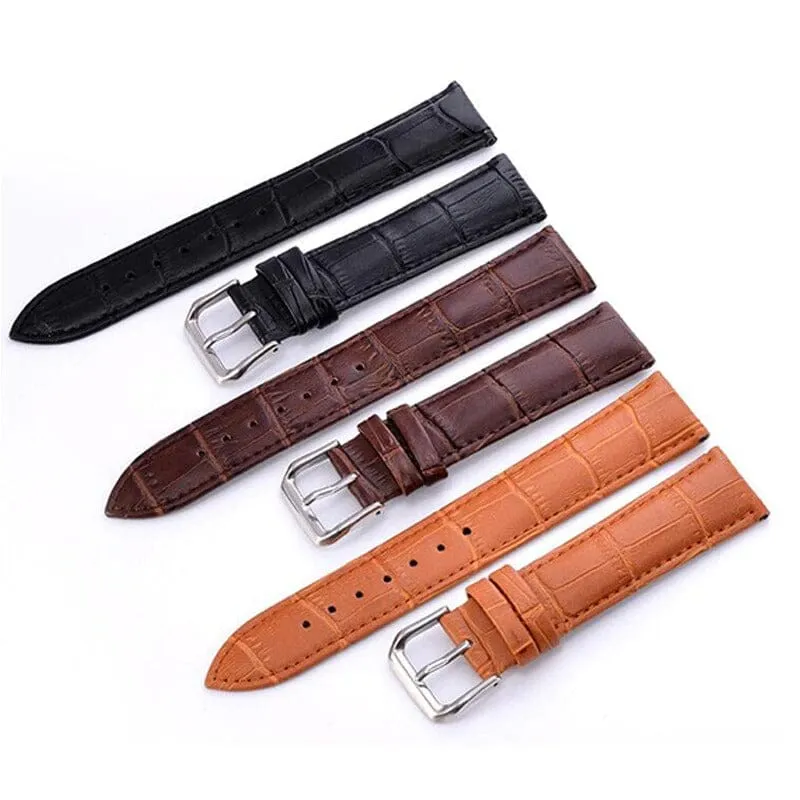 Snakeskin Leather Watch Straps Compatible with the Xiaomi Redmi Watch 3 Active, Lite & Youth