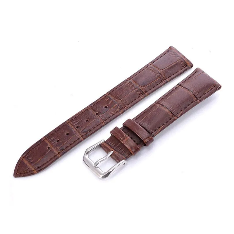 Snakeskin Leather Watch Straps Compatible with the Xiaomi Redmi Watch 3 Active, Lite & Youth