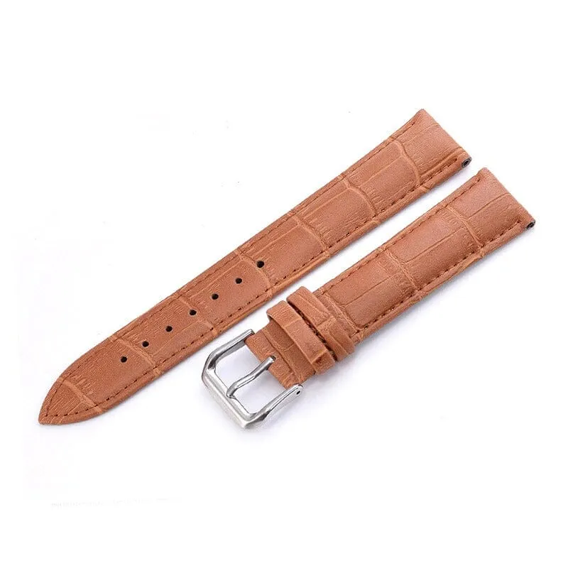 Snakeskin Leather Watch Straps Compatible with the Xiaomi Redmi Watch 3 Active, Lite & Youth