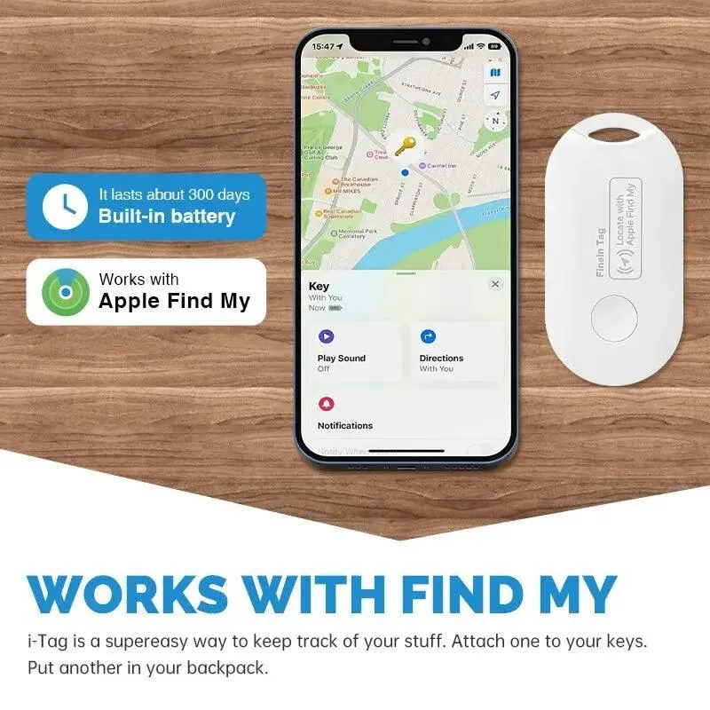 Tag Smart Tracker - Compatible with iphone ipad Find My Network