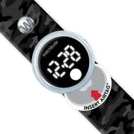 Tag'd Trackable Air Tag Slap Watch - Black Ops