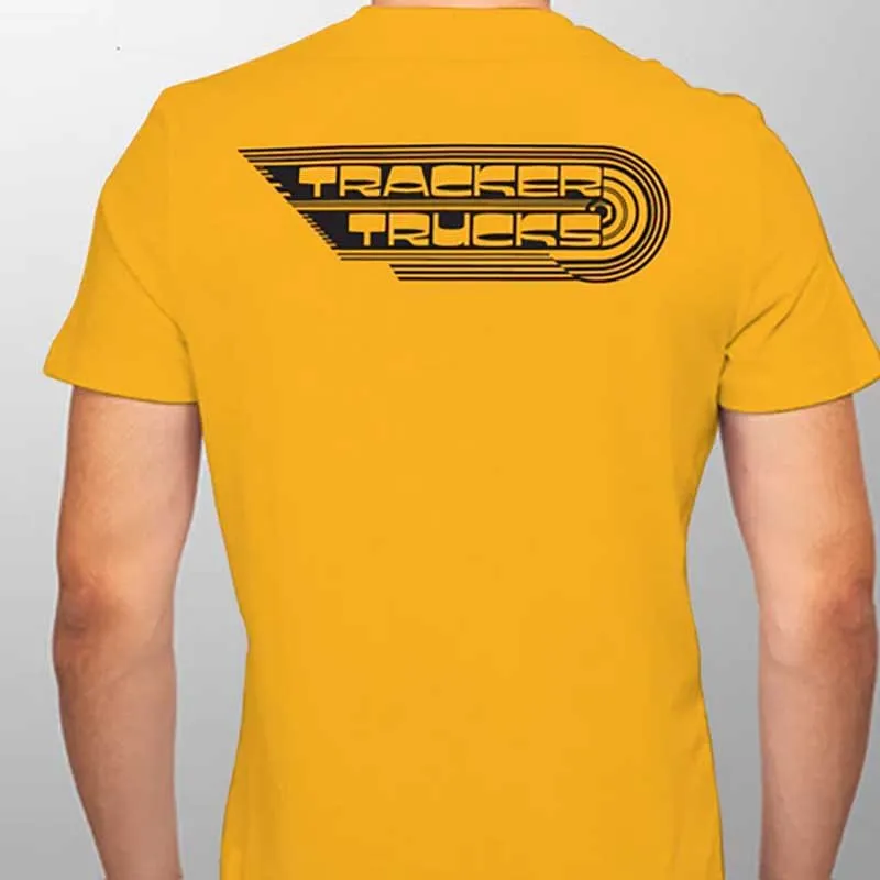 Tracker Trucks T-Shirt Wings Yellow