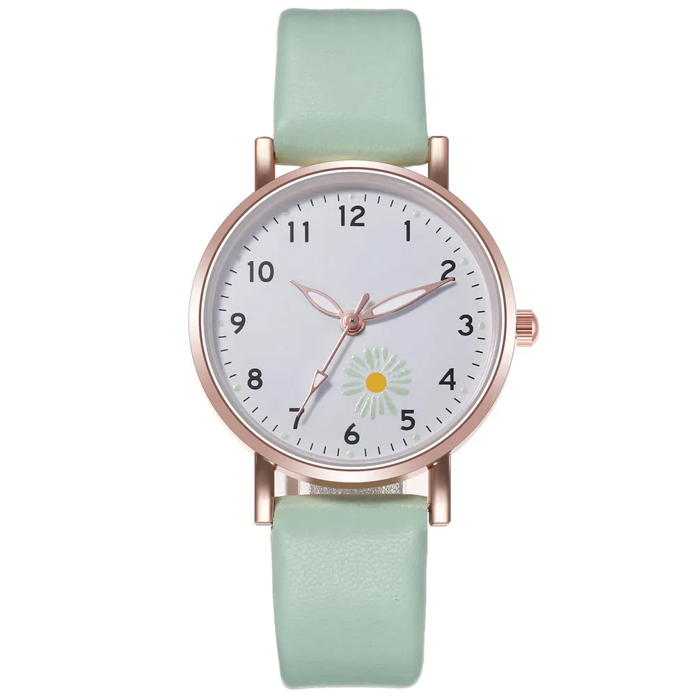 Watch Female Student Luminous Belt Watch Cute Refreshing Student Luminous Watch