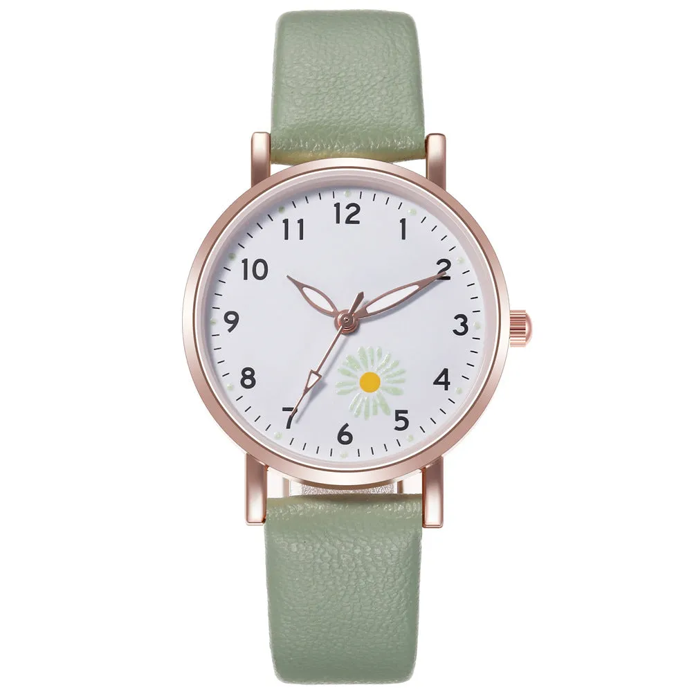 Watch Female Student Luminous Belt Watch Cute Refreshing Student Luminous Watch