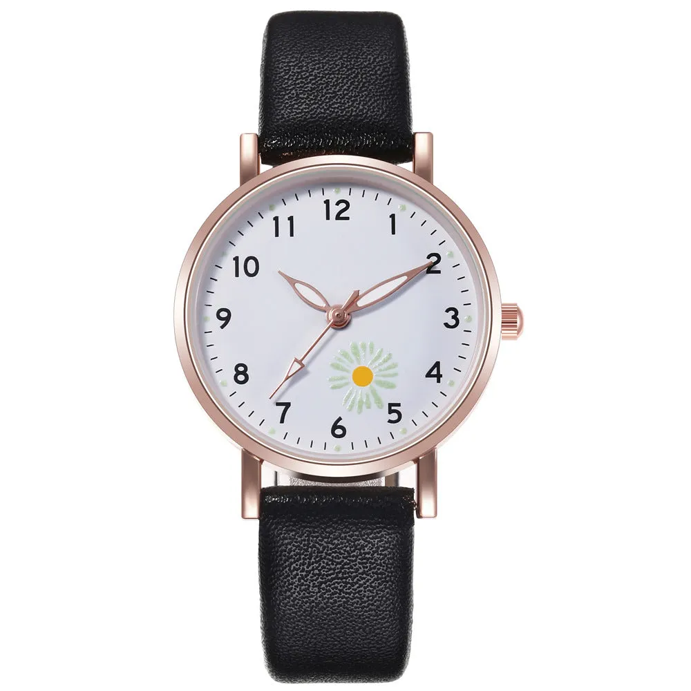 Watch Female Student Luminous Belt Watch Cute Refreshing Student Luminous Watch