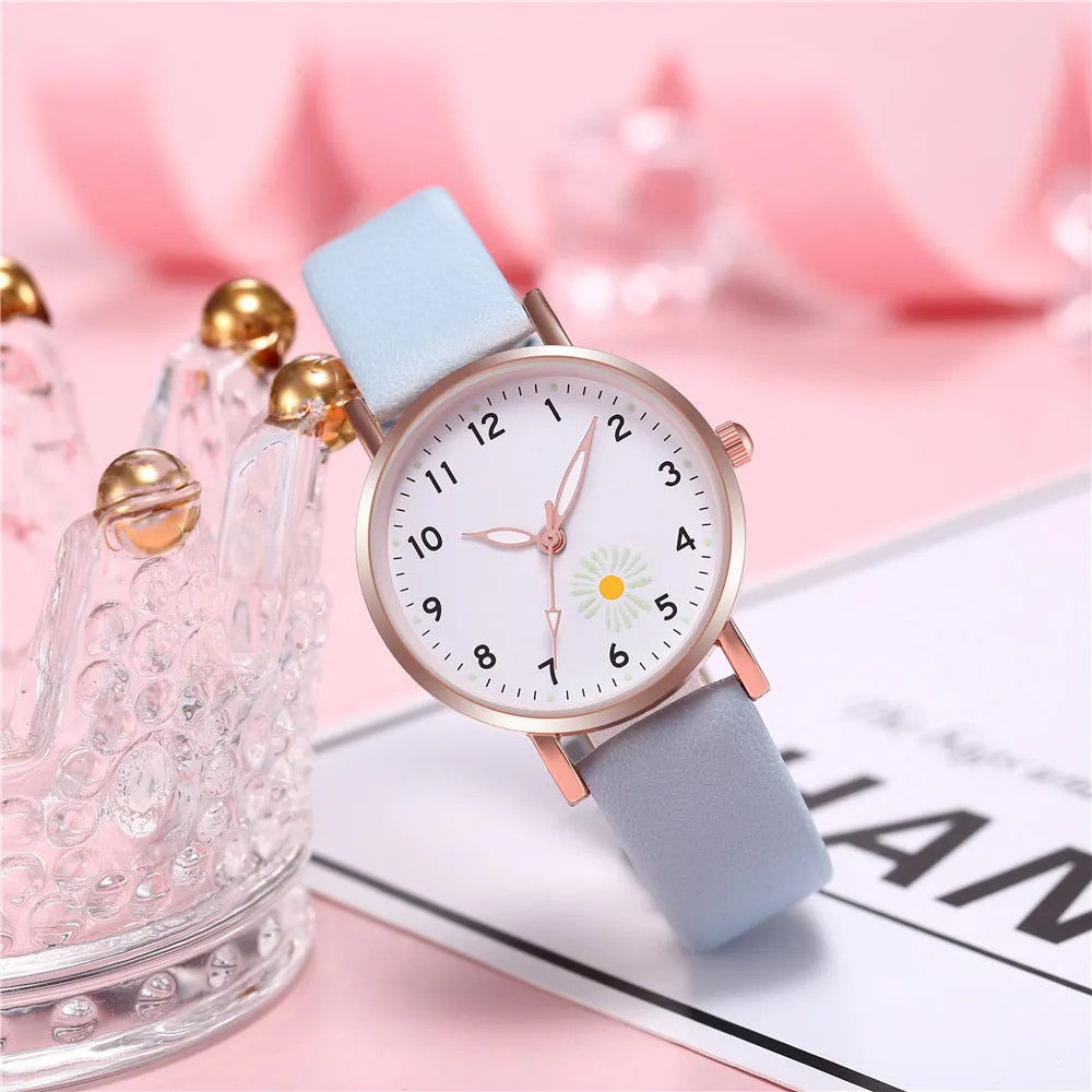 Watch Female Student Luminous Belt Watch Cute Refreshing Student Luminous Watch