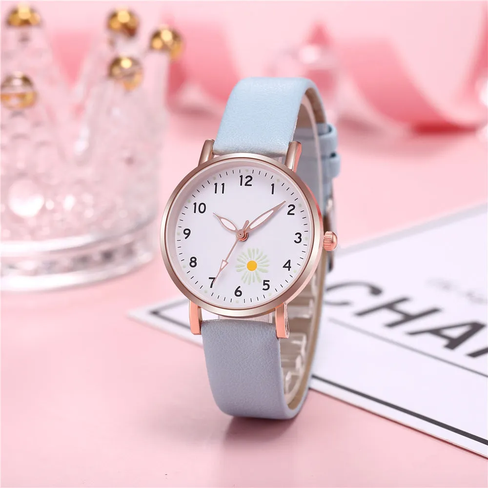 Watch Female Student Luminous Belt Watch Cute Refreshing Student Luminous Watch