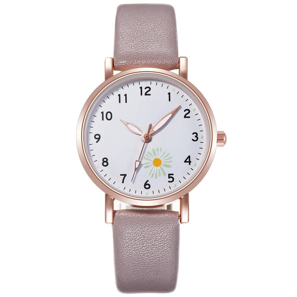 Watch Female Student Luminous Belt Watch Cute Refreshing Student Luminous Watch