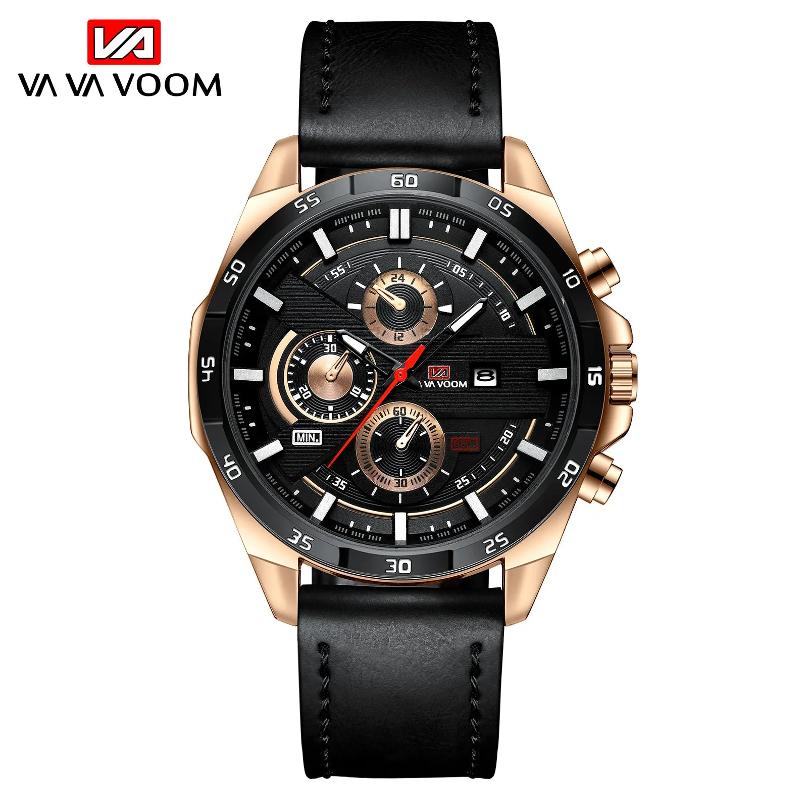 Watches Men's Sport Watch Belt Business Calendar Student Waterproof Watch Casual Quartz Watch