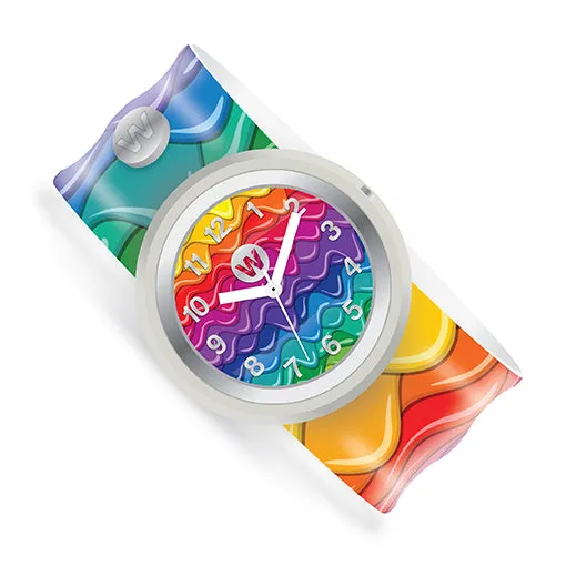 Watchitude Slap Watch - Rainbow Slime