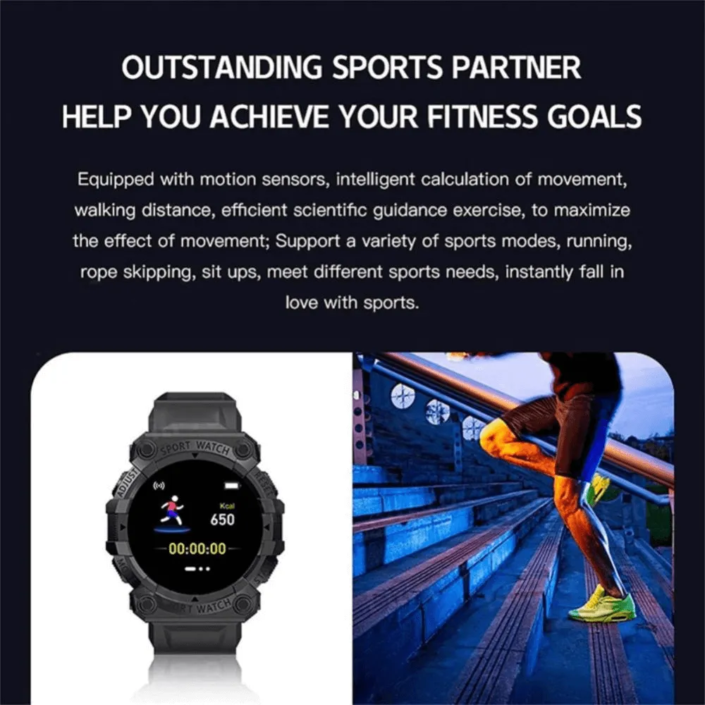 Waterproof Touch Screen Sports Fitness Wristwatch - SF0435