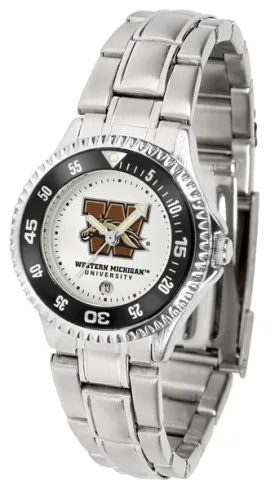 Western Michigan Competitor Steel Ladies Watch