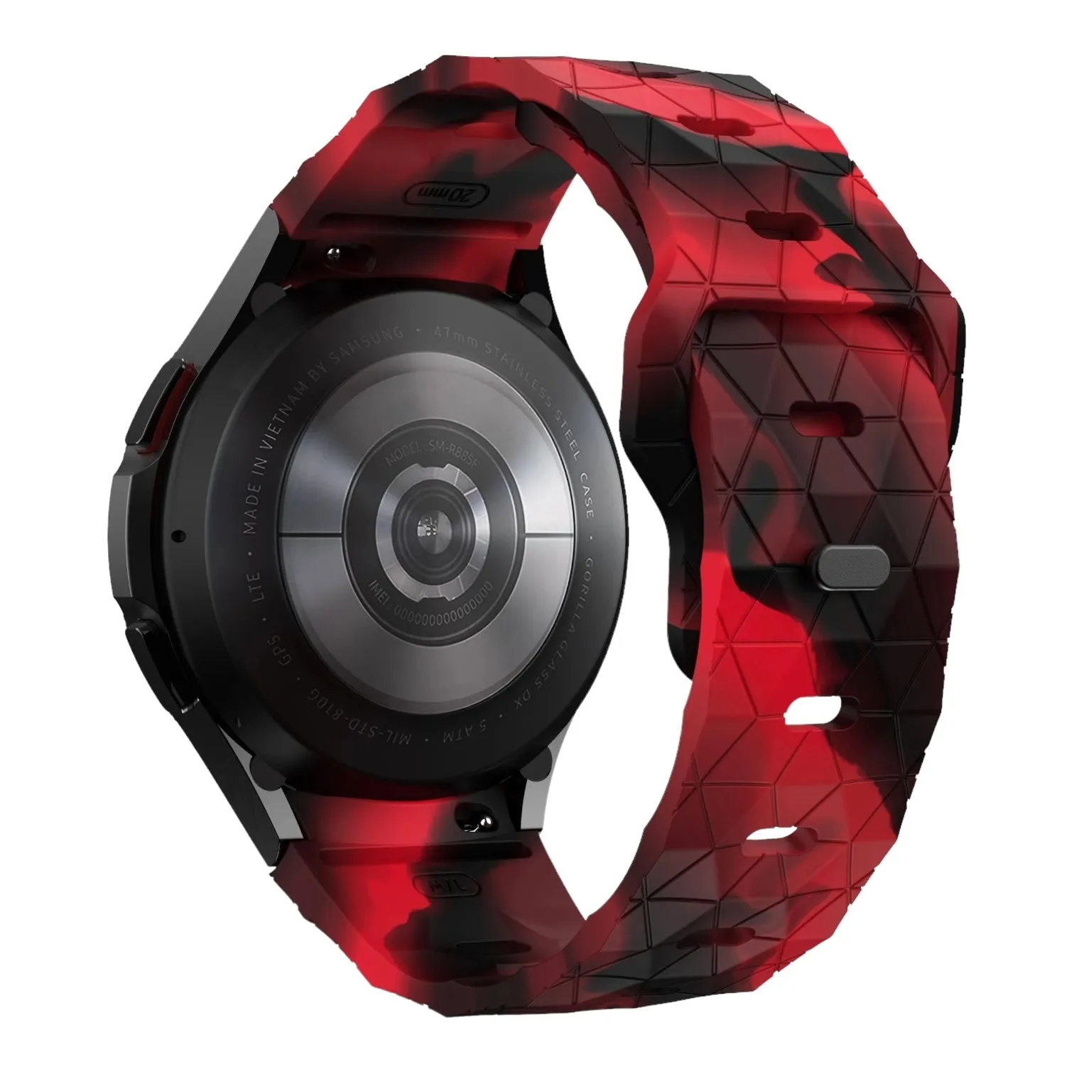 Xiaomi Redmi Watch 3 Active, Lite & Youth compatible Silicone Football Pattern Watch Straps